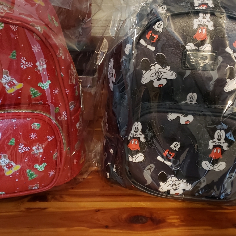 2  Disney backpacks